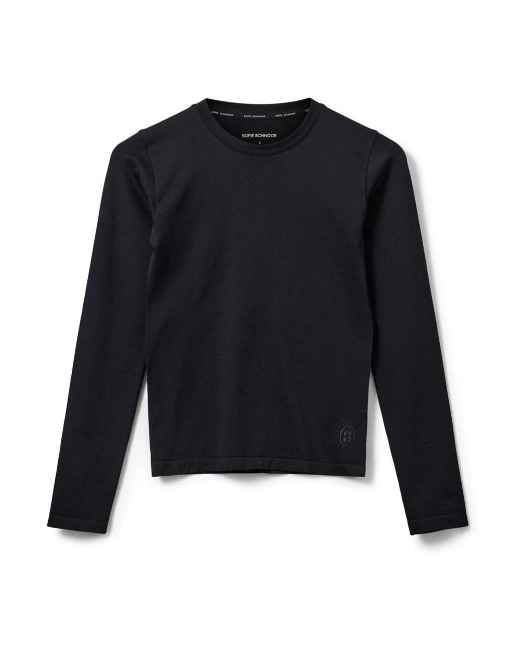 Sofie Schnoor Tops ,Zwart ,Long Sleeve Tops in het Black