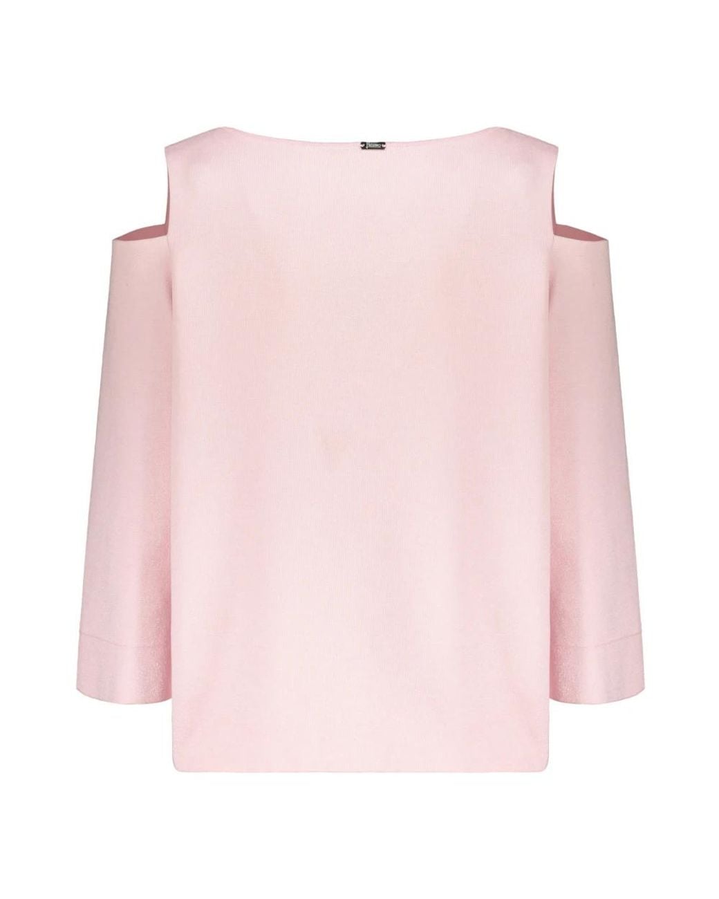 Herno Pink V-Neck Knitwear
