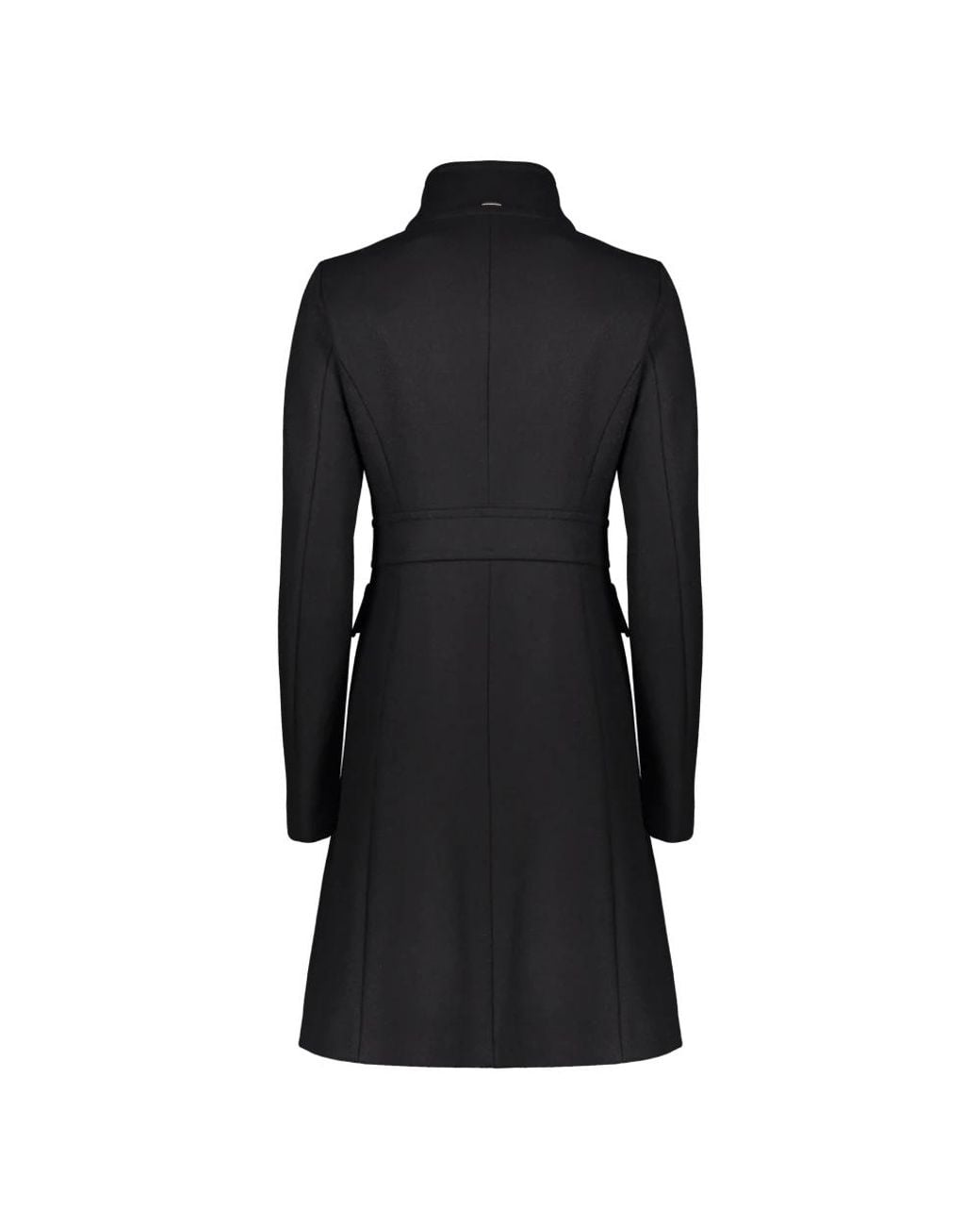 Herno Black Long Elegant Coat