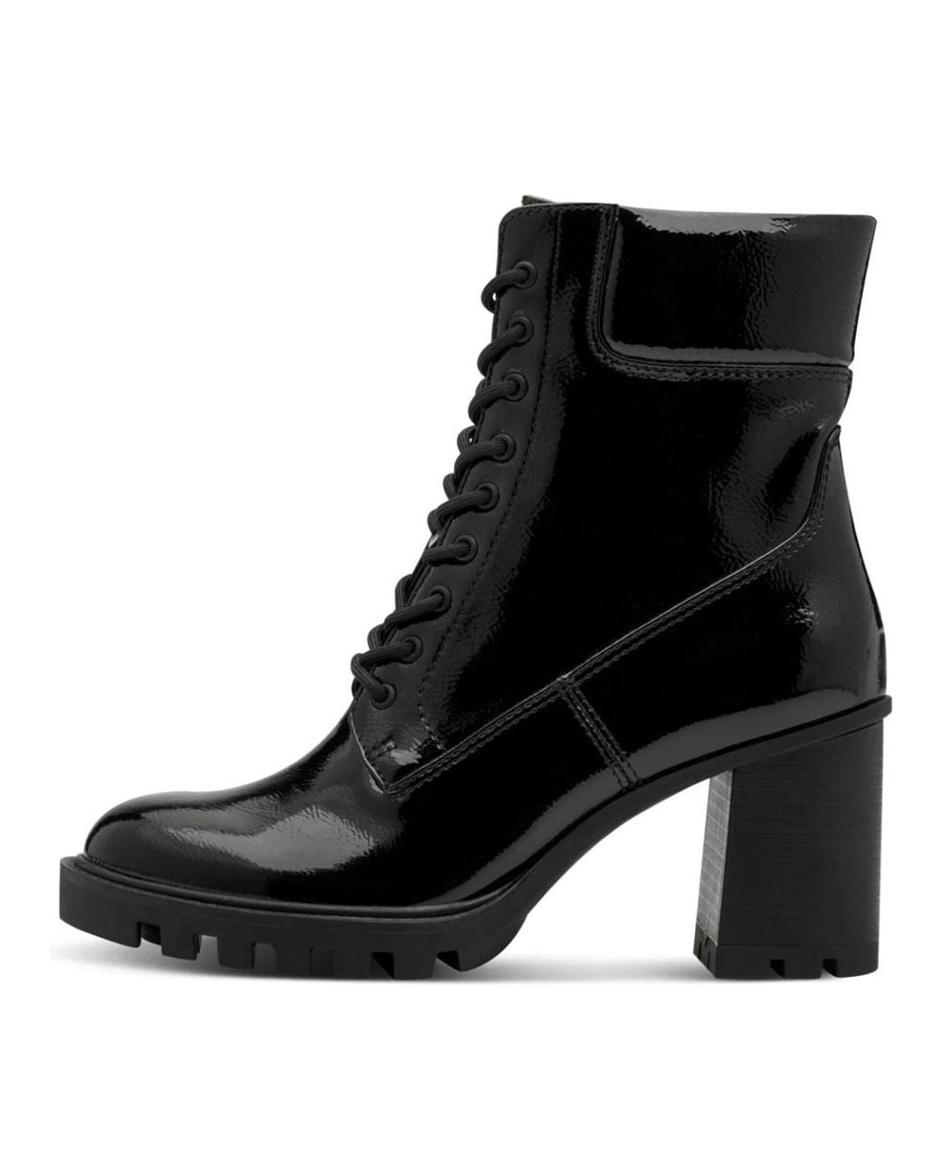 Tamaris Black Lace-Up Boots