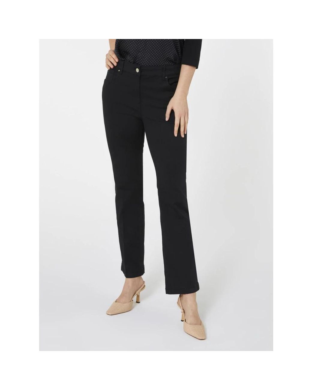 Elena Miro Black Flare Jeans