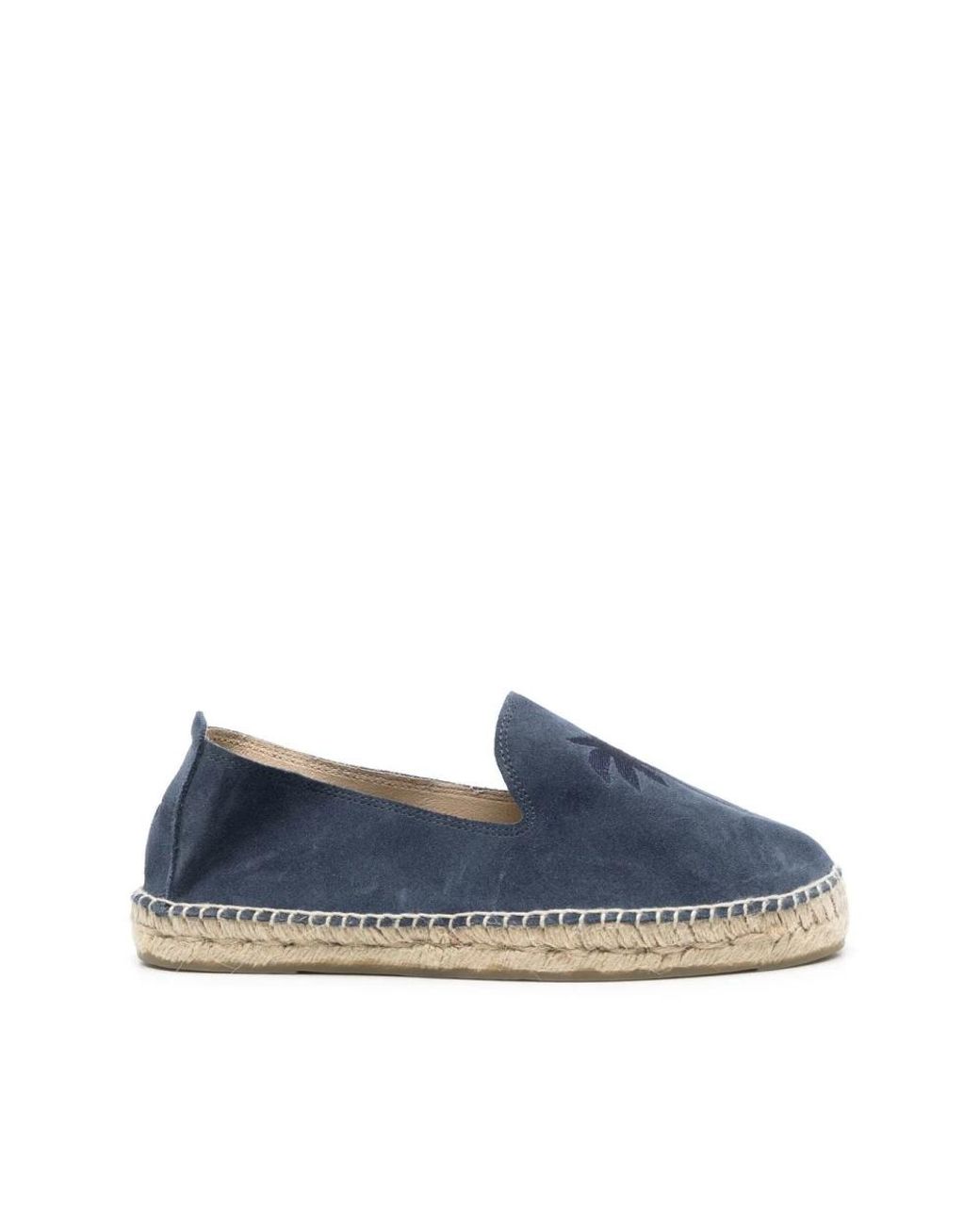 Manebí Schoenen ,Blauw ,Suède Suède Espadrilles in het Blue voor heren