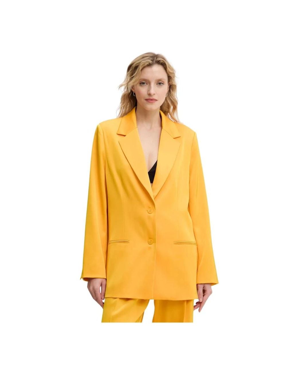 2nd Day Harru Blazer in het Yellow