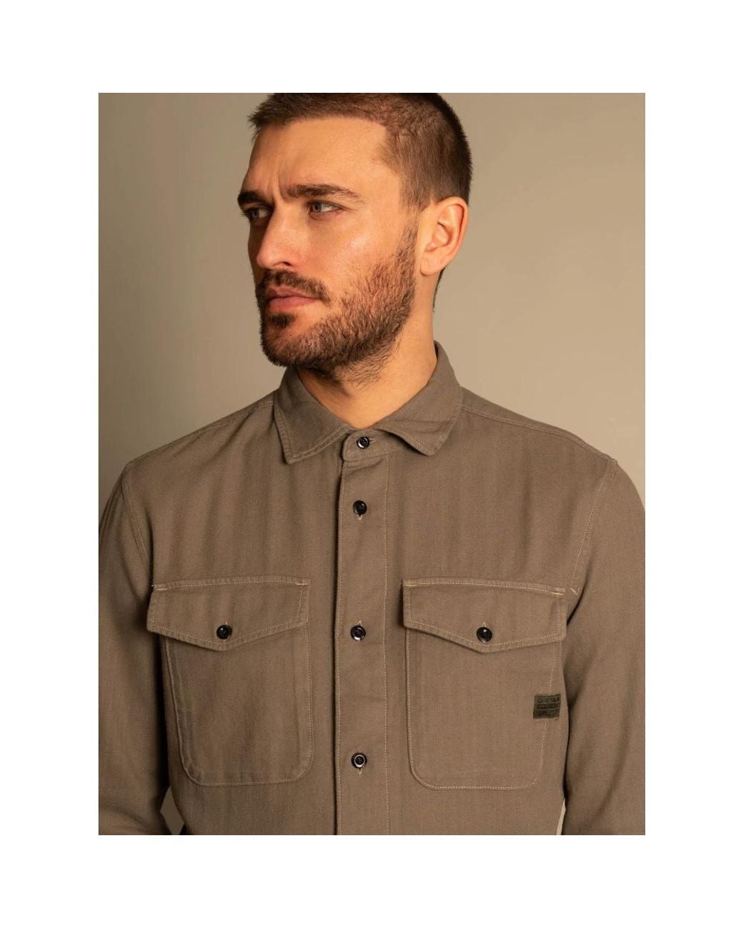 G-Star Brown Casual Shirts for men