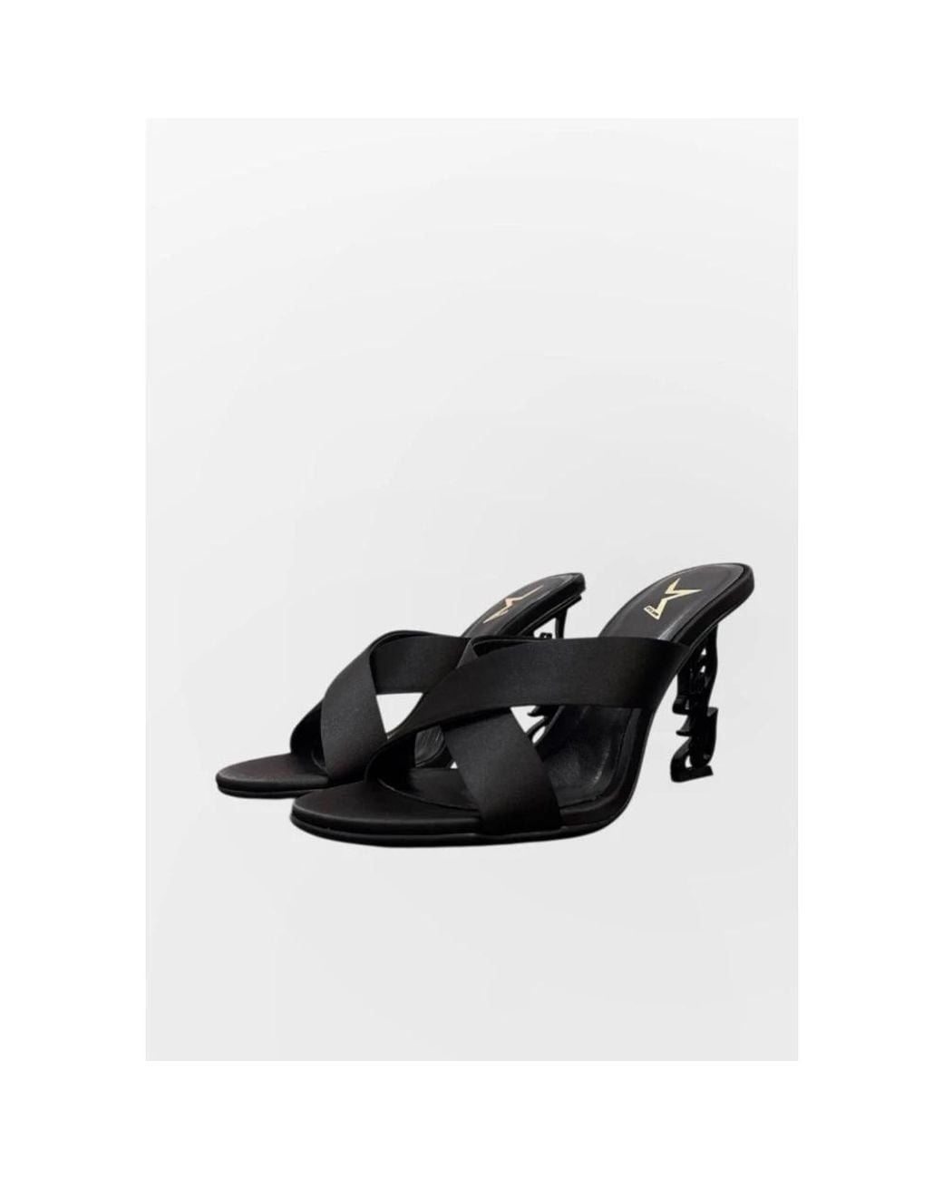 Marc Ellis Black Heeled Mules