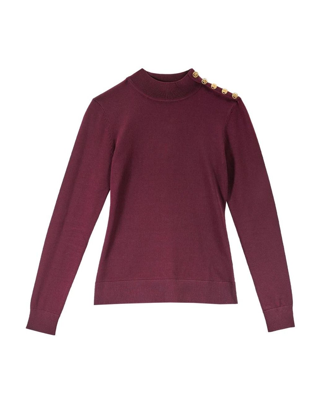 Karl Lagerfeld Purple Turtlenecks