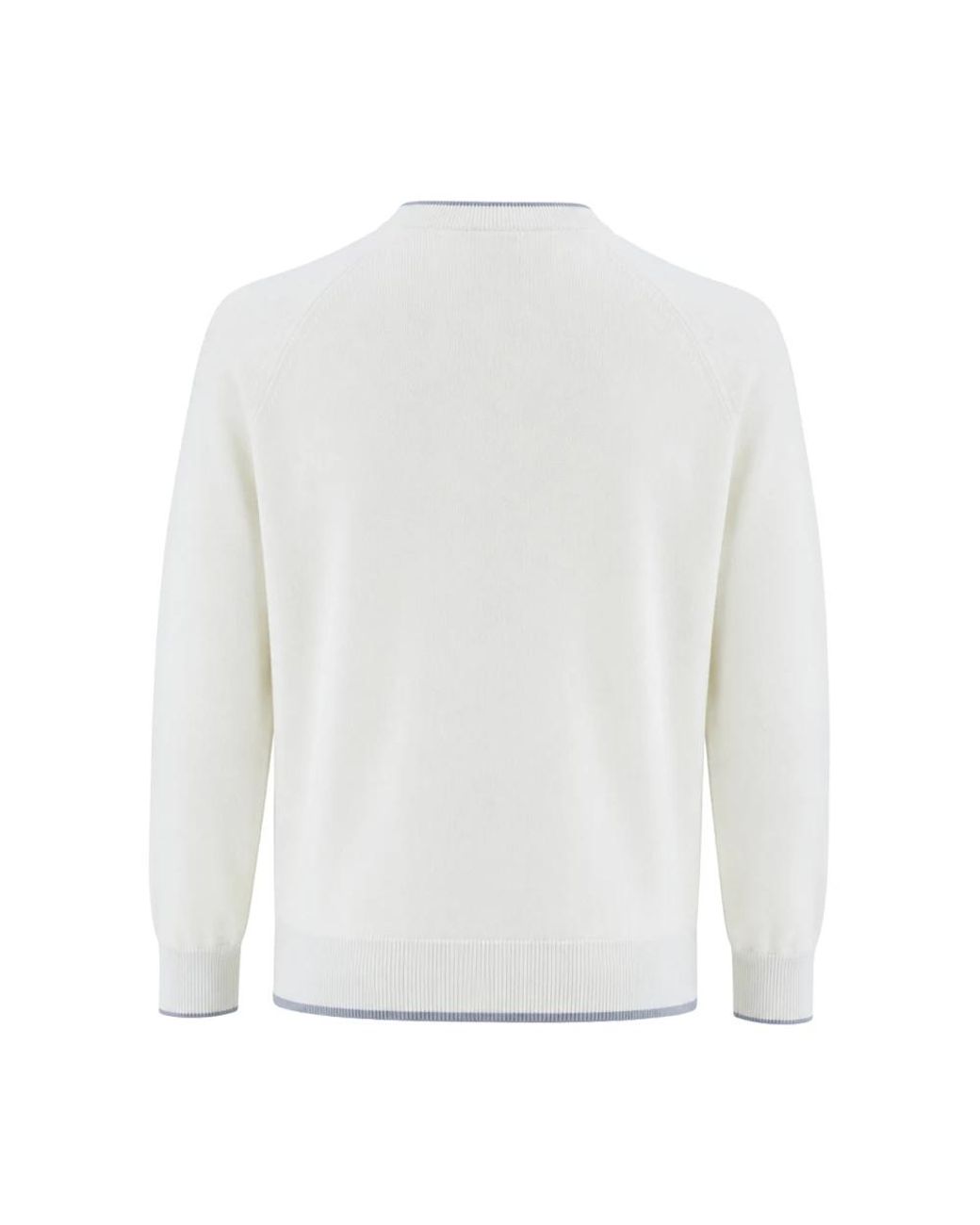 Eleventy White Round-Neck Knitwear for men