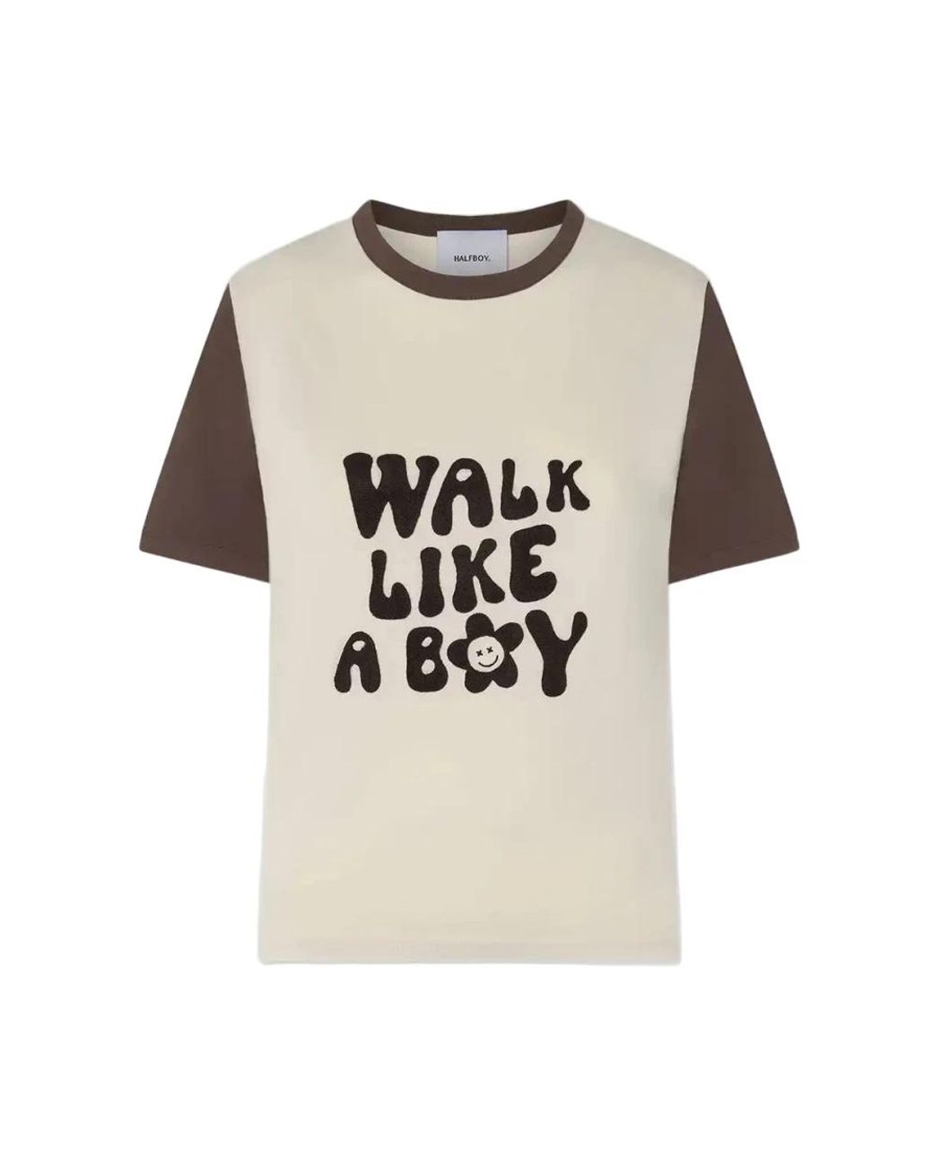 Halfboy Ancient Scrolls Shirt in Natural für Herren