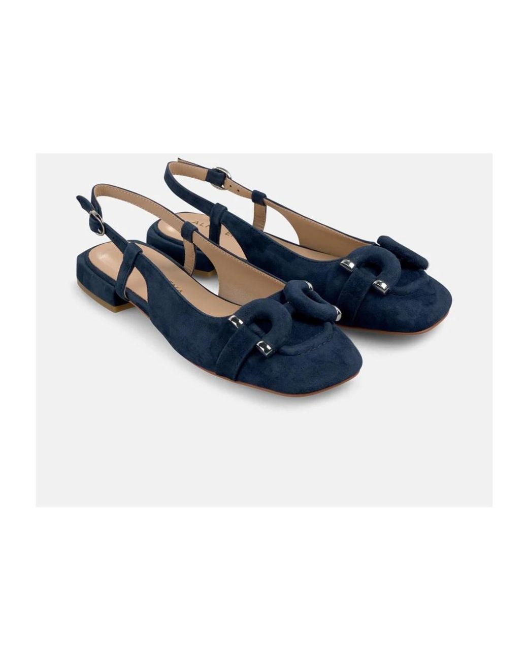 Alma En Pena. Blue Ballerina Shoes