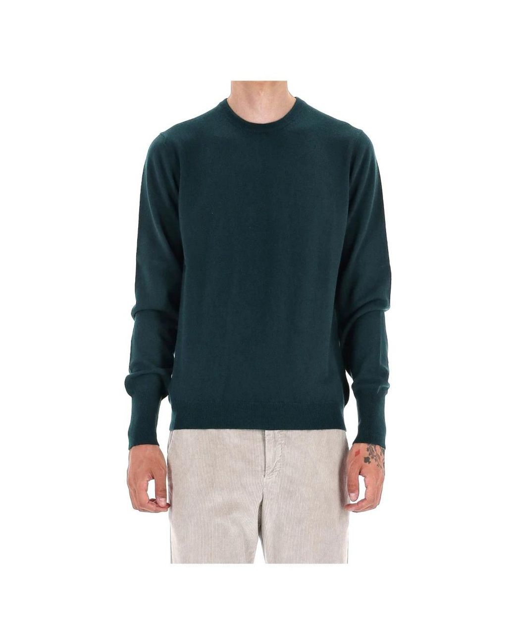 Drumohr Blue Cashmere Knitwear for men