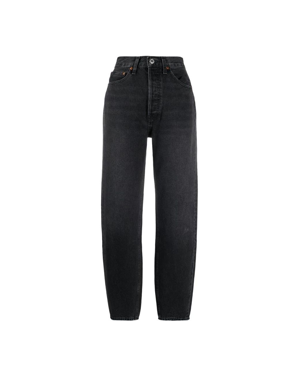 Re/done Black Loose Fit Jeans