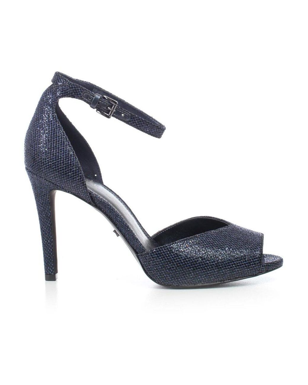 Michael Kors Cambria Sandal in het Blauw - Lyst
