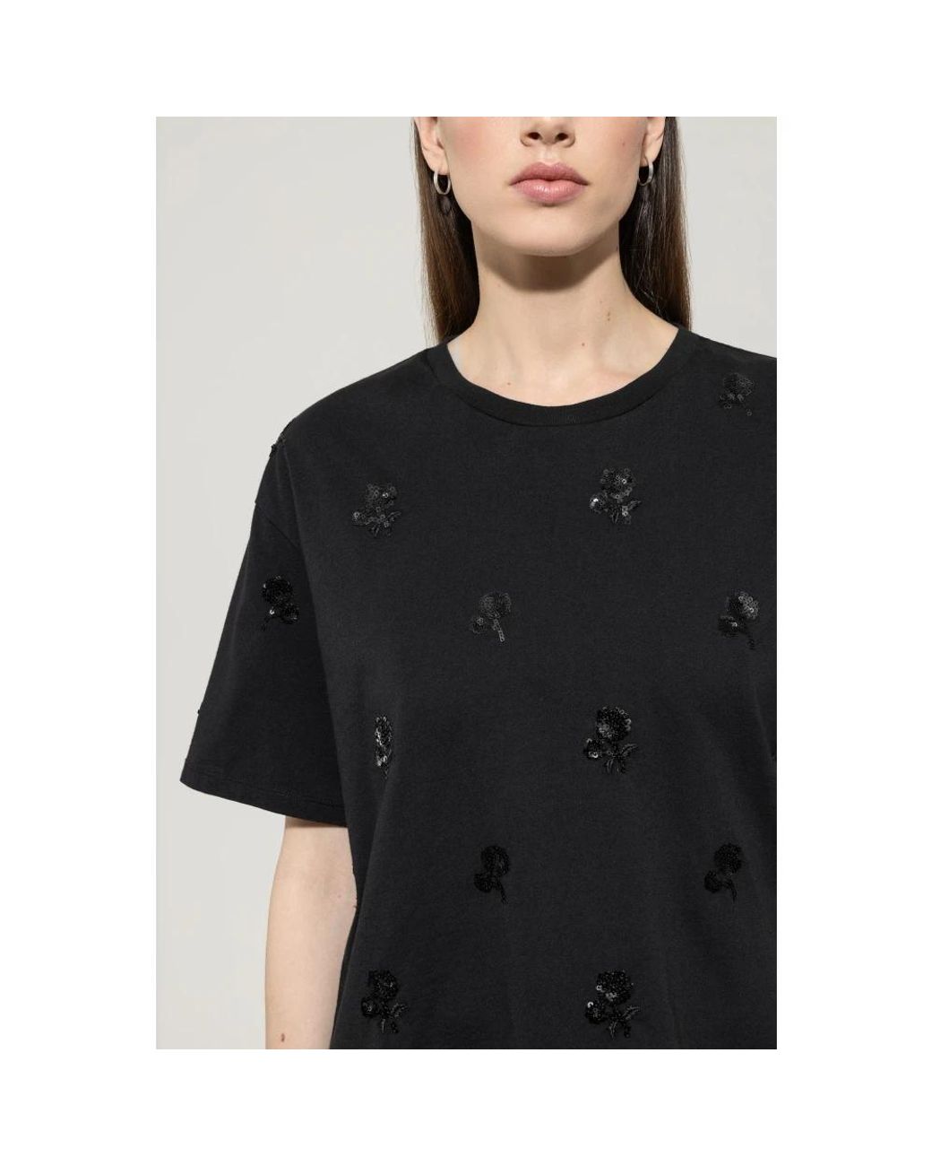 T-Shirts Luisa Cerano en coloris Black