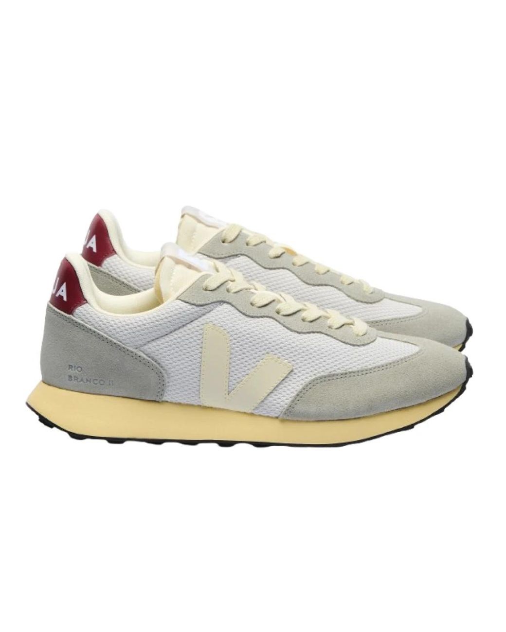 Veja Schoenen ,Grijs ,Katoen Alveomesh Lichtgrijze Sneakers in het Gray
