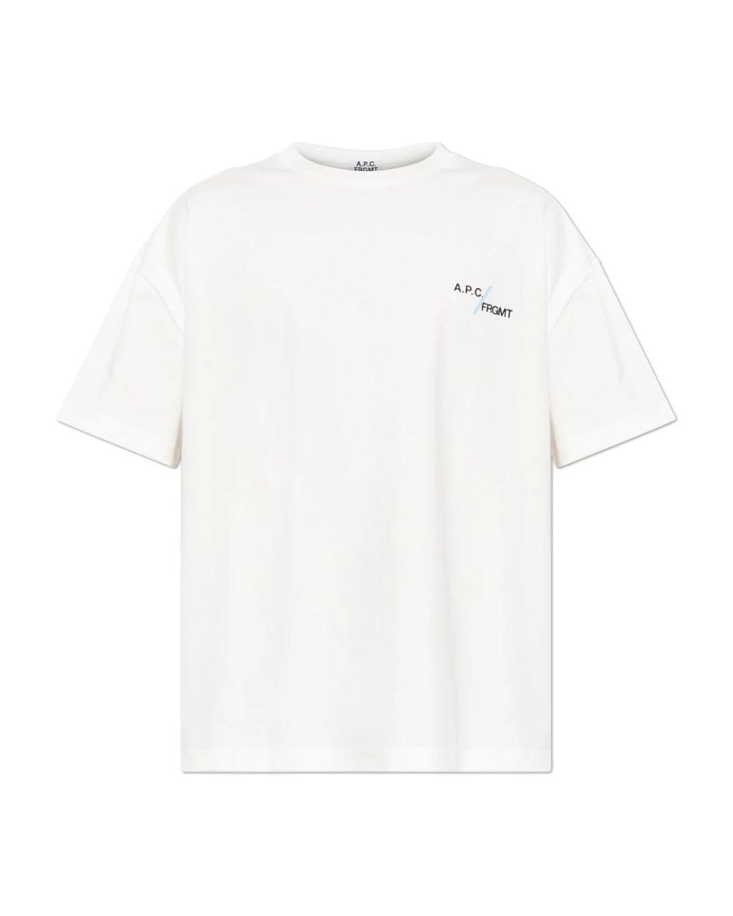 A.P.C. Tops ,Wit ,Katoen Cohsl T-Shirt in het White voor heren