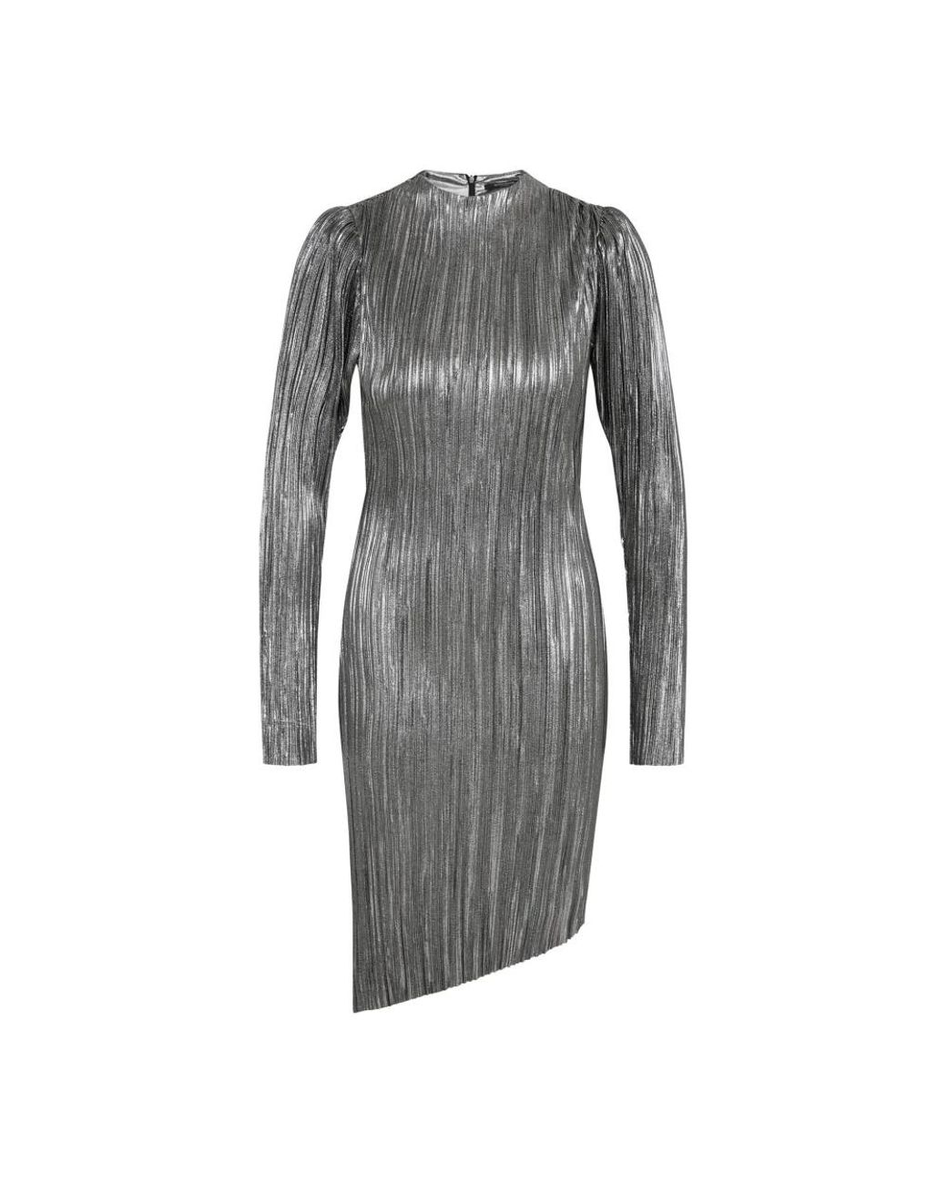 Bruuns Bazaar Kleedjes ,Grijs ,Polyester Groundberrybbmaggie Jurk in het Gray