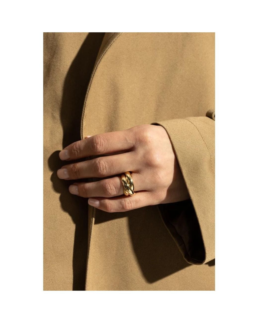 Rings LIE STUDIO en coloris Metallic