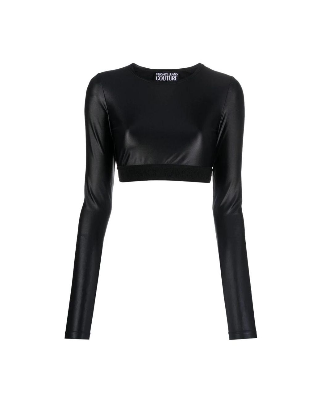 Versace Jeans Couture Black Long Sleeve T-Shirts