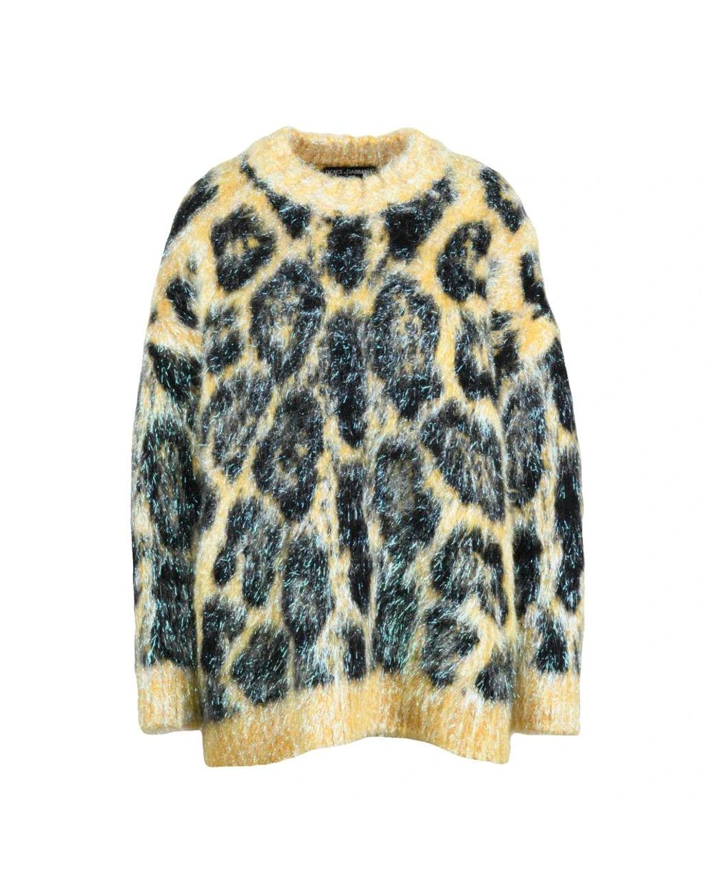 Dolce & Gabbana Green Round-Neck Knitwear