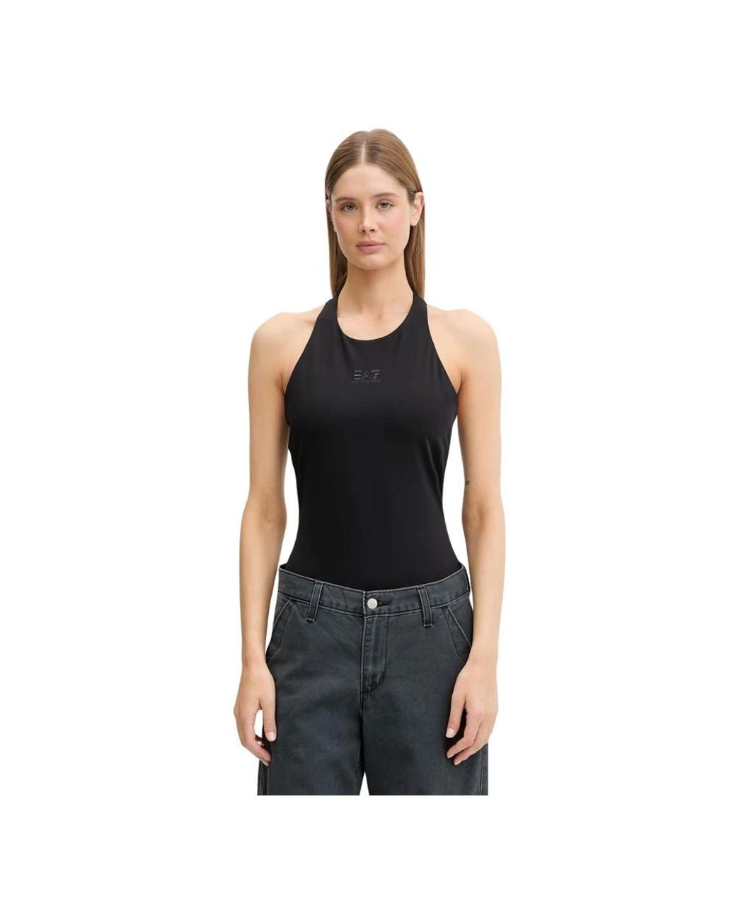 EA7 Logo Series Body in het Black