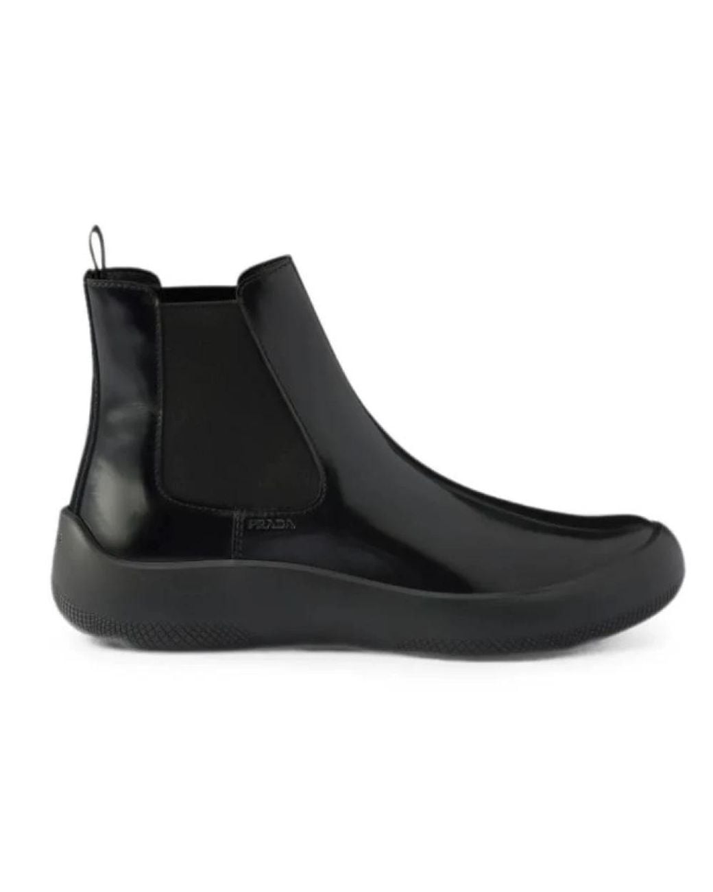 Prada Black Chelsea Boots for men