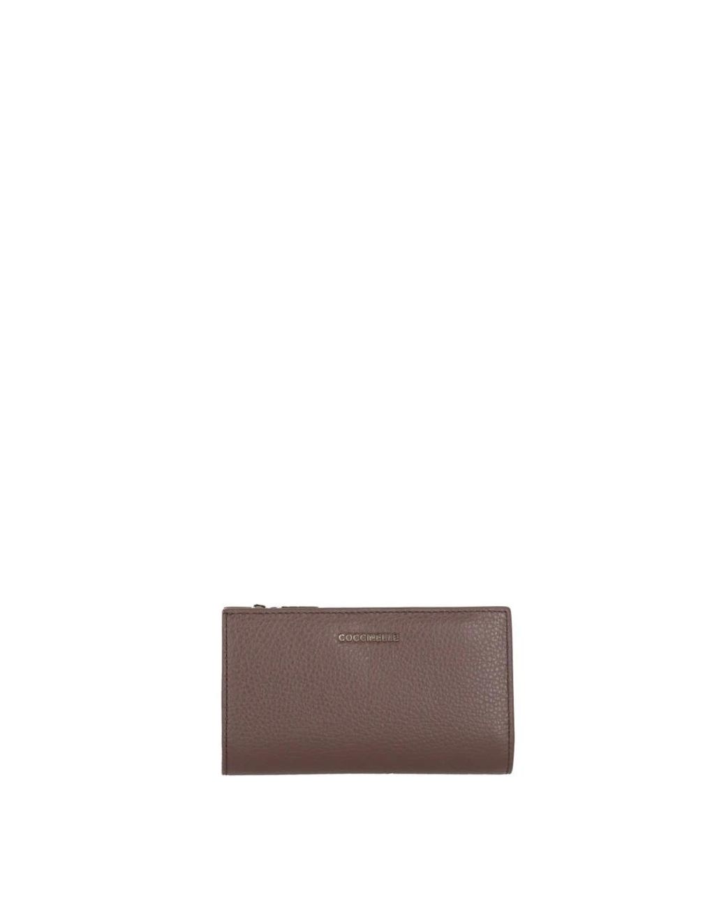 Coccinelle Brown Metallic Soft Geldbörse