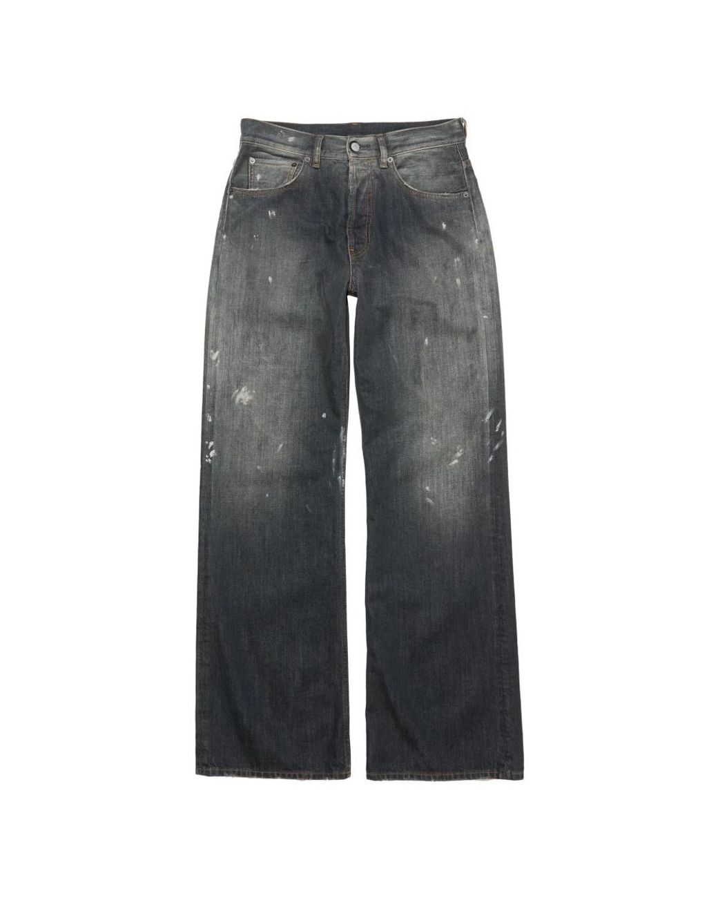 Acne Gray Loose-Fit Jeans for men