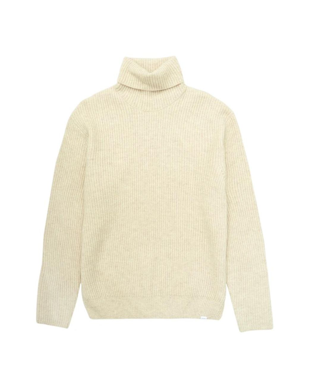Les Deux Rollneck Sweater in het Natural voor heren