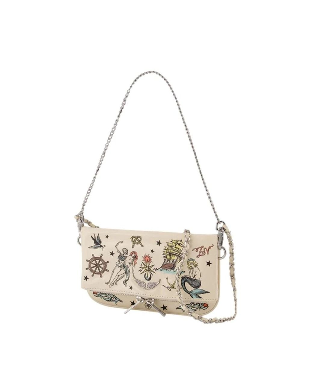 Zadig & Voltaire Metallic Shoulder Bags