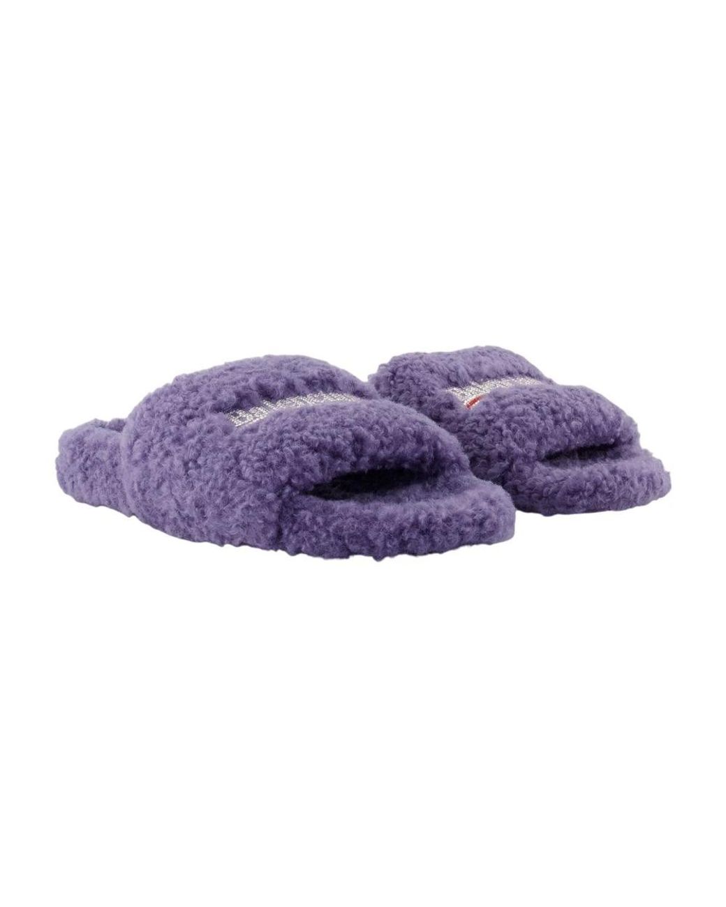 Balenciaga Purple Slippers