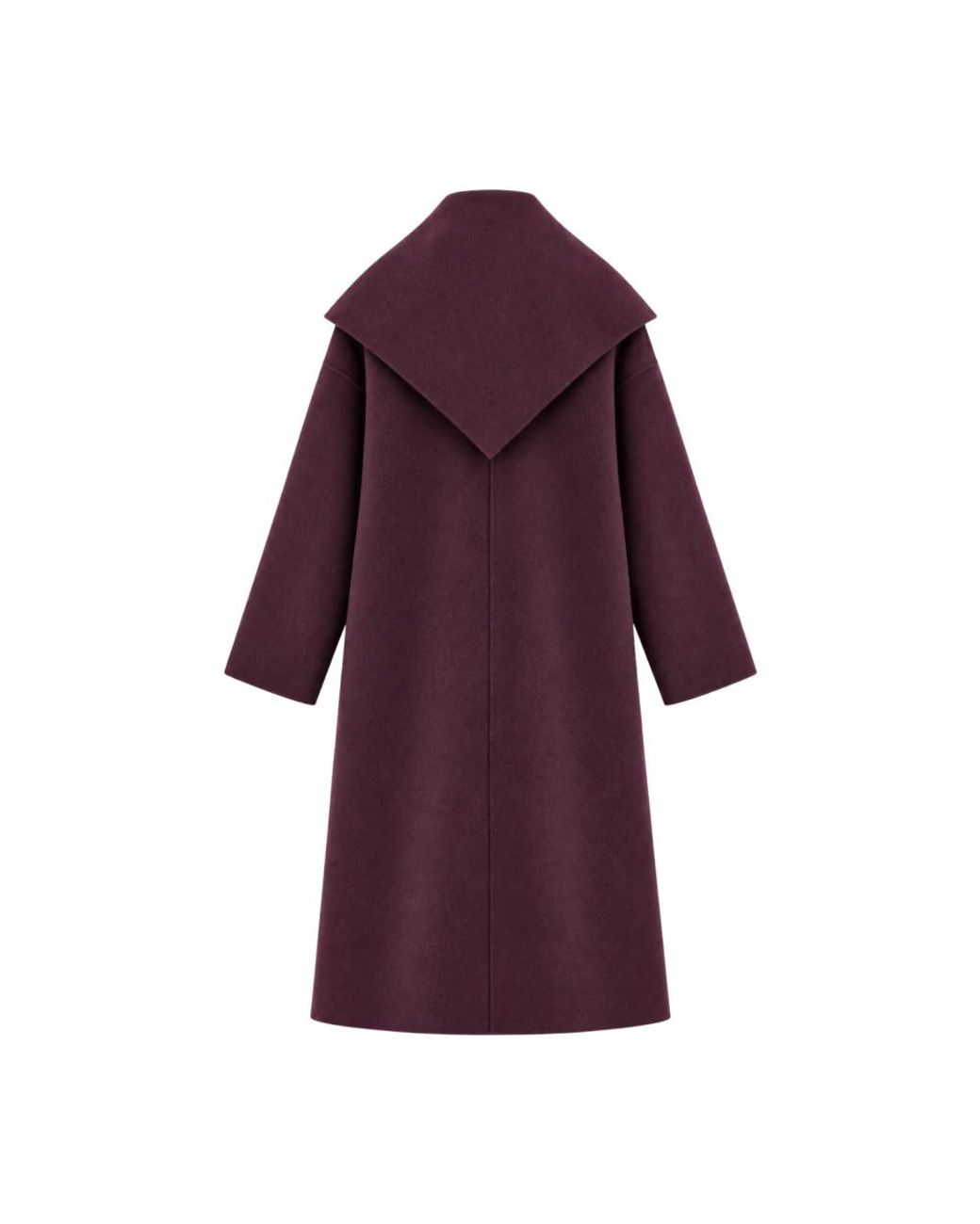 SOLOTRE Purple Double-Breasted Coats