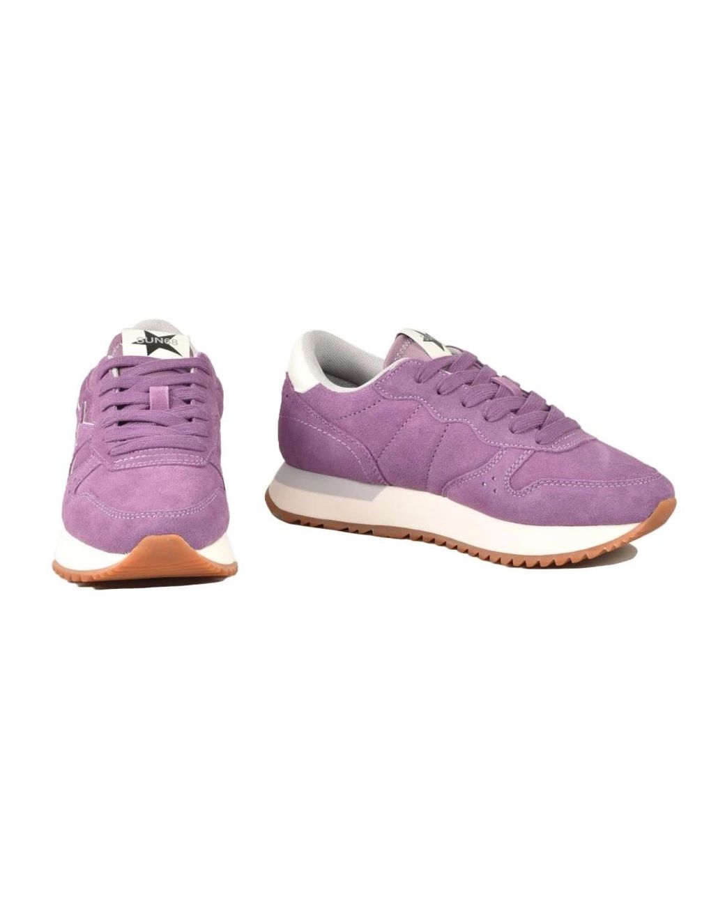 Sun 68 Purple Sneakers