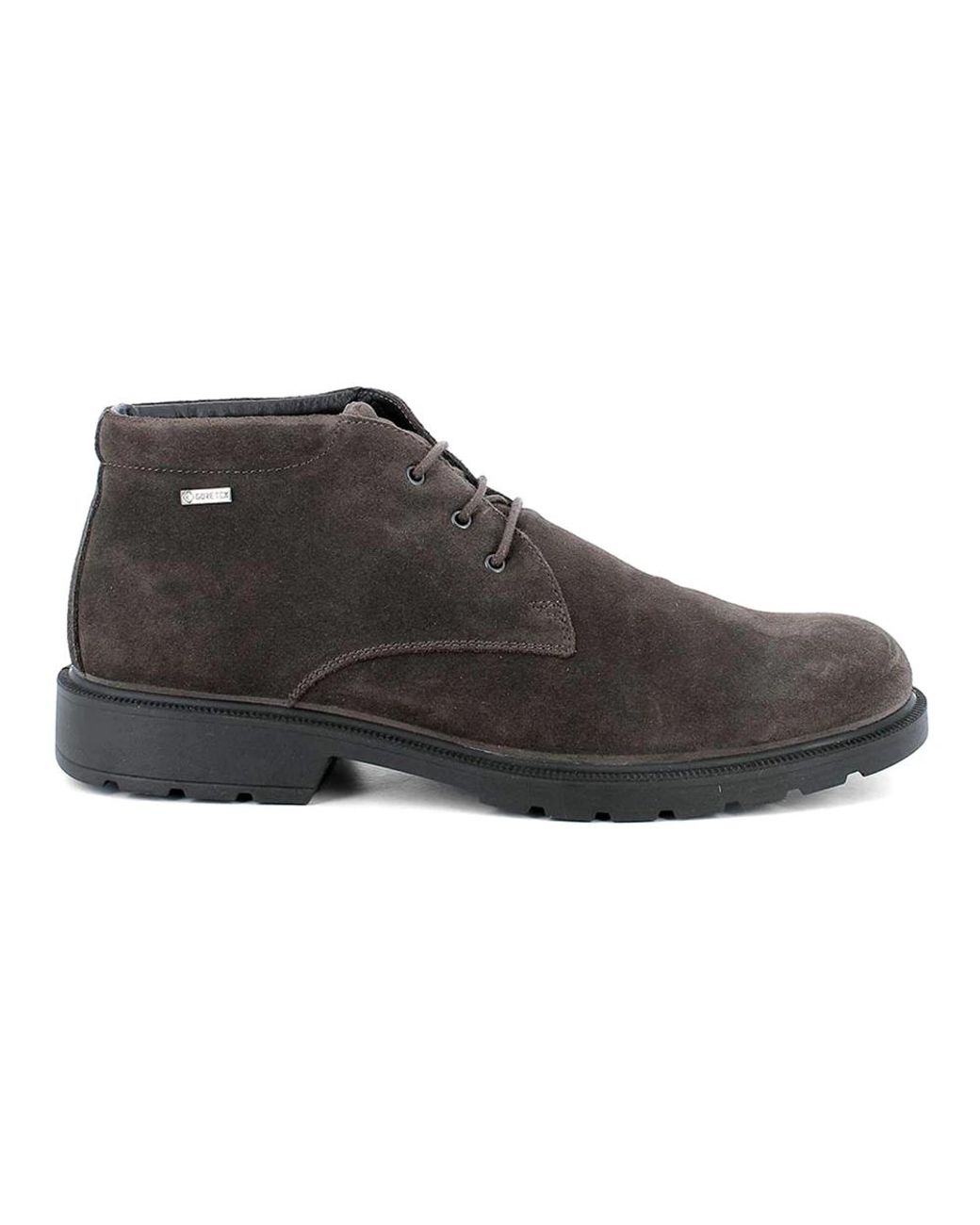 Igi&co Black Lace-Up Boots for men