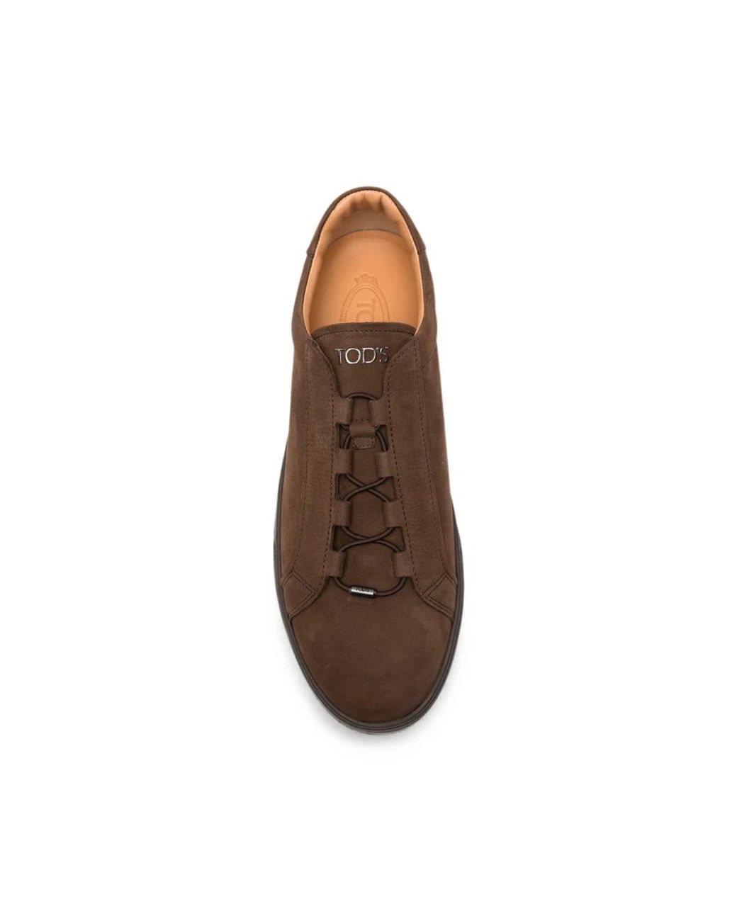 Tod's 04L Nubuk-Sneaker Low-Top in Brown für Herren
