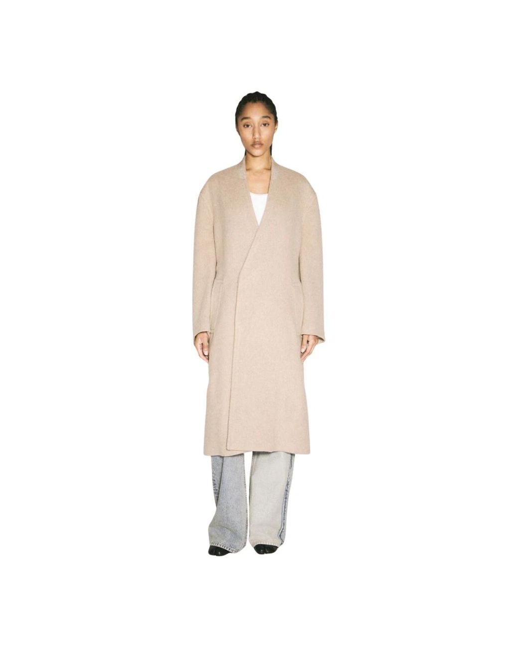 MM6 by Maison Margiela Natural Belted Coats