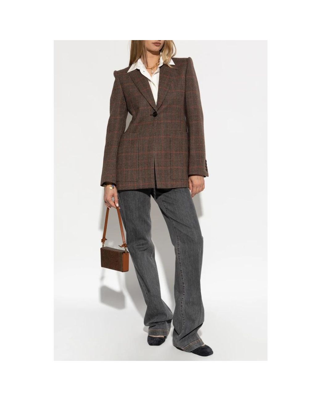 Etro Gray Straight Jeans