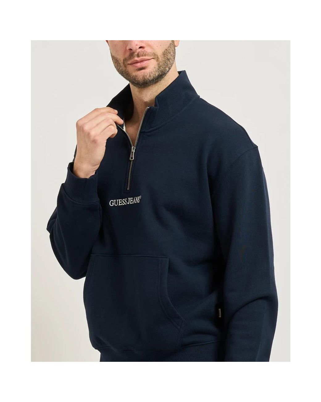 Zip-Throughs Guess de hombre de color Blue