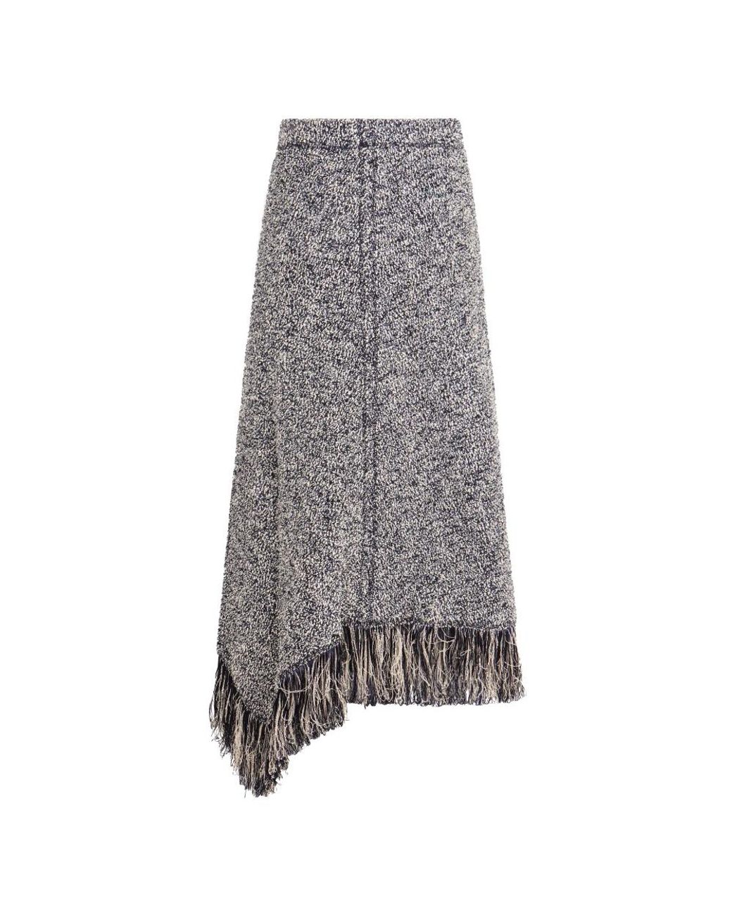Midi Skirts Rabanne de color Gray