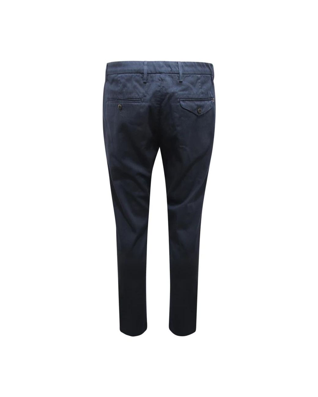 Dondup Blue Slim-Fit Trousers for men