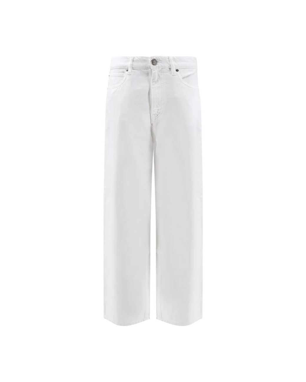 Pinko White Straight Jeans