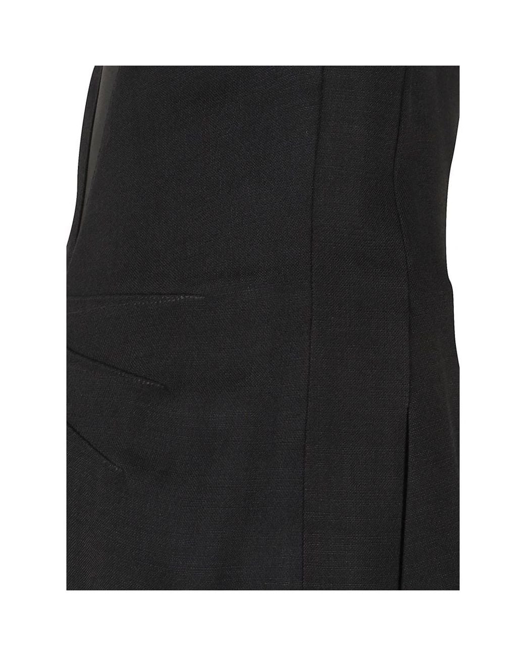 Alaïa Black Wide Trousers