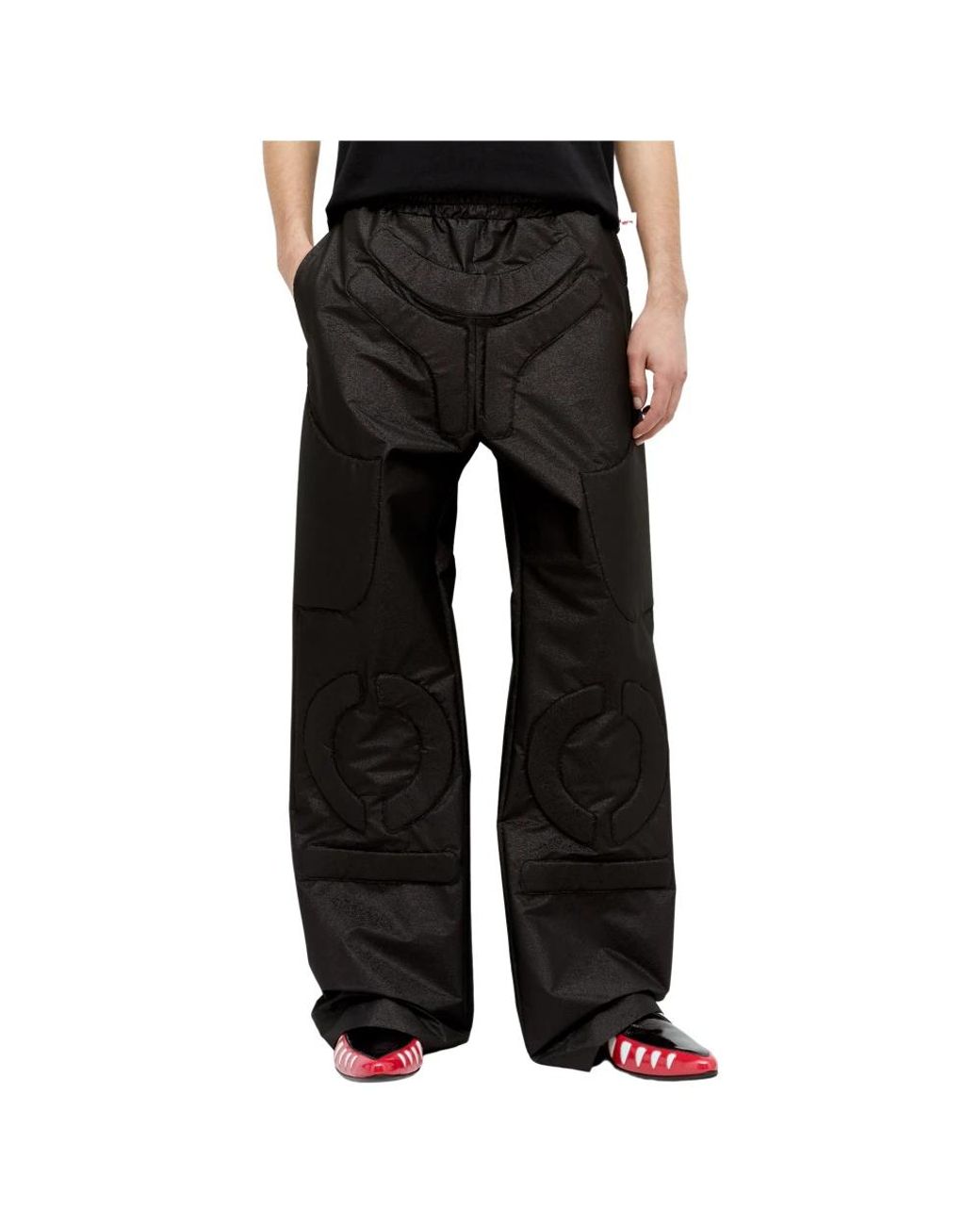 Walter Van Beirendonck Black Wide Trousers for men