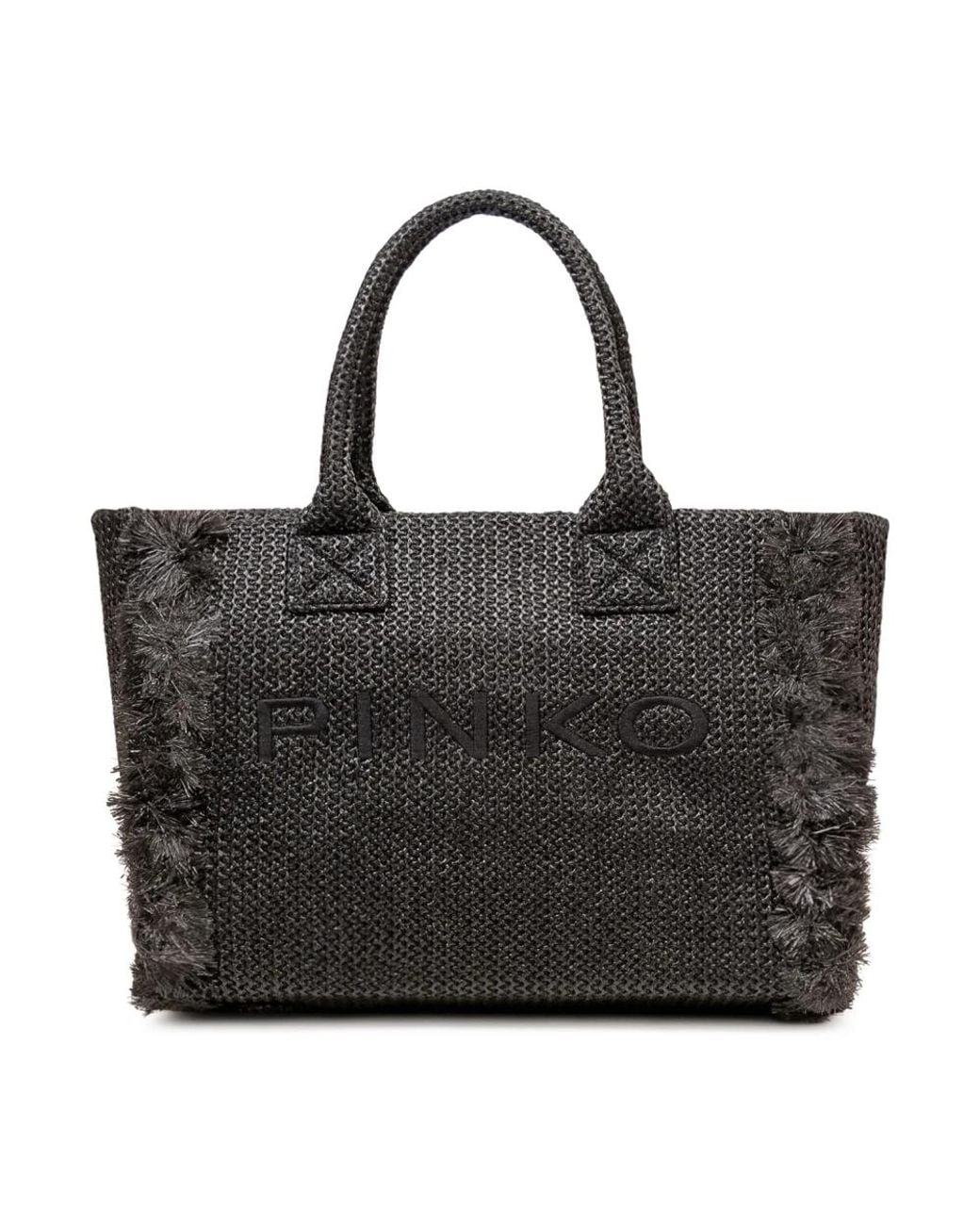 Pinko Black Tote Bags