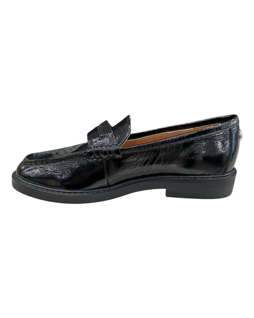 Steve Madden Black Adison Moccasin