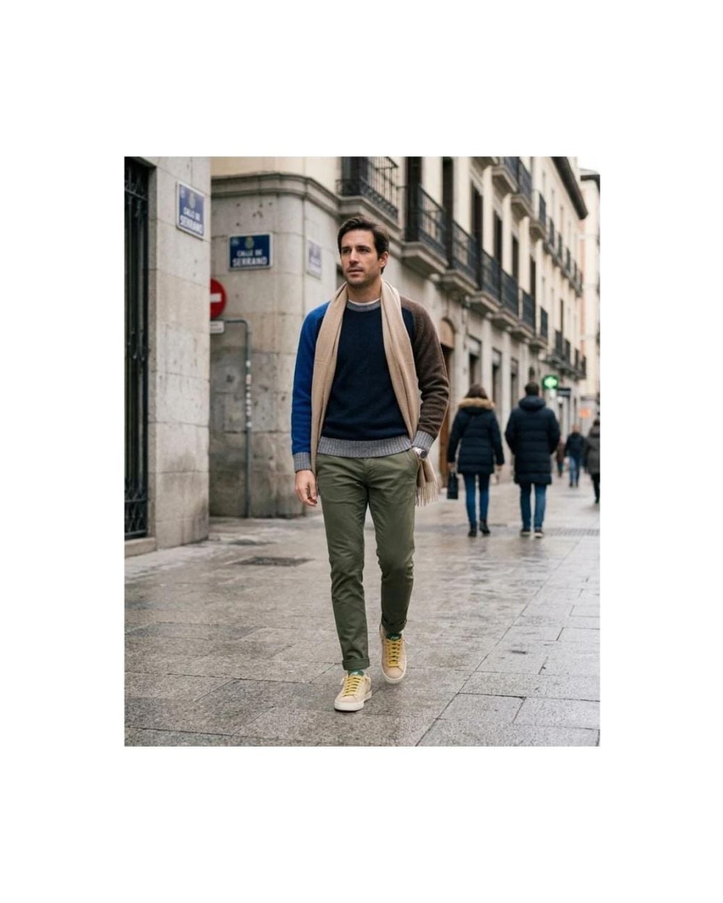 Bob Blue Round-Neck Knitwear for men