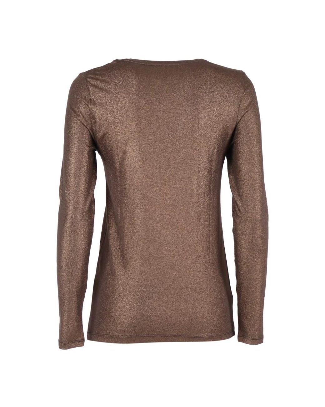 Majestic Filatures Brown Round-Neck Knitwear