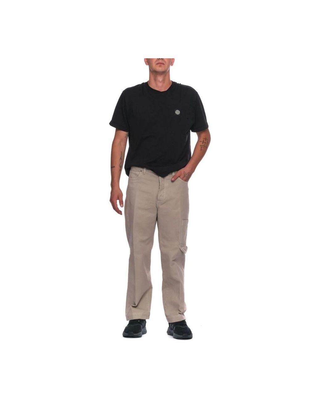 Nine:inthe:morning Gray Wide Trousers for men