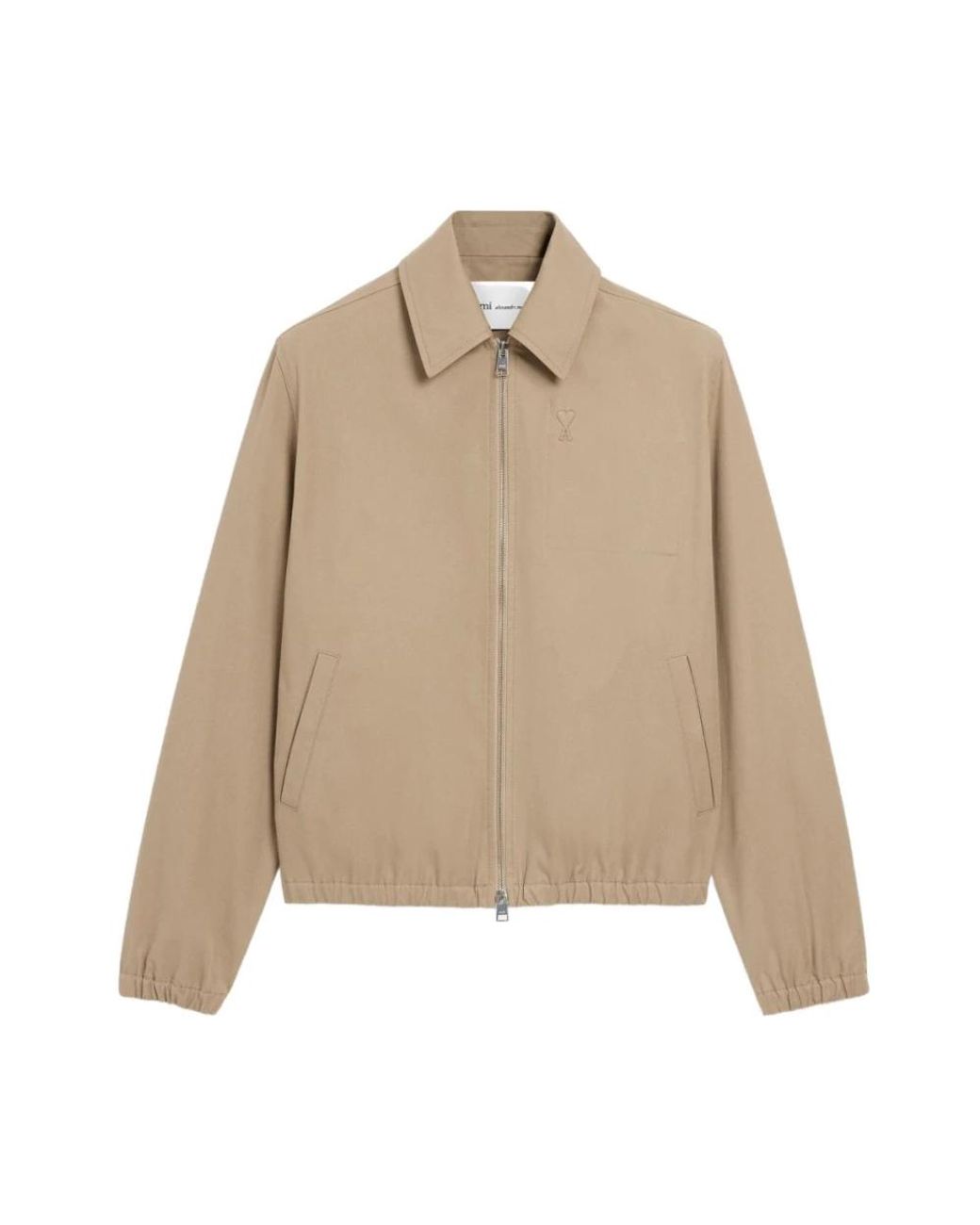 AMI Jassen ,Katoen De Coeur Zipped Jacket in het Natural voor heren