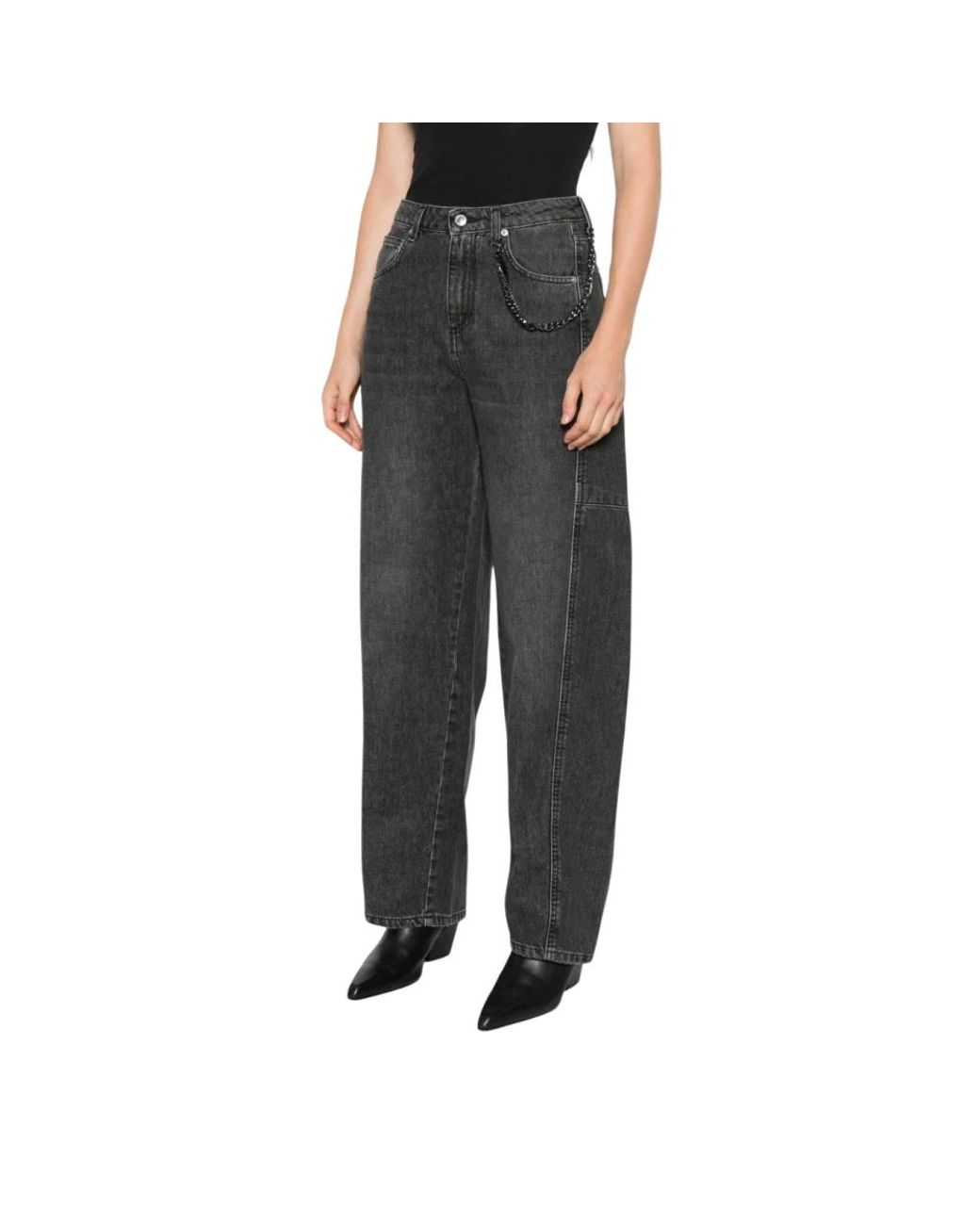 Ermanno Scervino Black Loose Fit Jeans