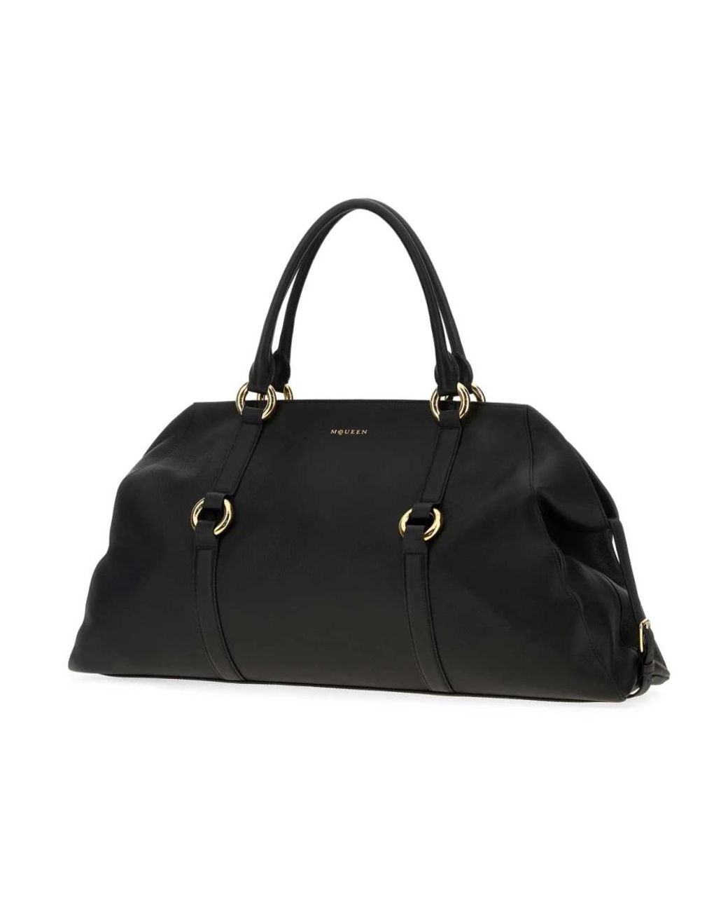 Handbags McQueen de color Black